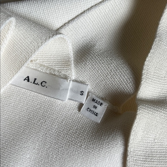 A.L.C. Lia Cropped Tank Top White S - Picture 3 of 6